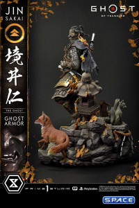 1/4 Scale Jin Sakai Ghost Armor Ultimate Premium Masterline Statue (Ghost of Tsushima)