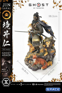 1/4 Scale Jin Sakai Ghost Armor Ultimate Premium Masterline Statue (Ghost of Tsushima)