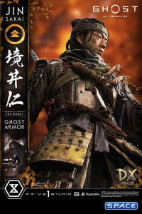 1/4 Scale Jin Sakai Ghost Armor Deluxe Version Ultimate Premium Masterline Statue - Bonus Version (Ghost of Tsushima)