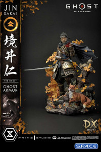 1/4 Scale Jin Sakai Ghost Armor Deluxe Version Ultimate Premium Masterline Statue - Bonus Version (Ghost of Tsushima)