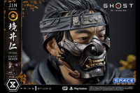 1/4 Scale Jin Sakai Ghost Armor Deluxe Version Ultimate Premium Masterline Statue - Bonus Version (Ghost of Tsushima)