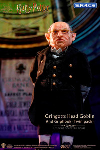 1/6 Scale Gringotts Head Goblin & Griphook 2-Pack (Harry Potter)