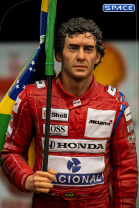 1/10 Scale Ayrton Senna GP Brazil Deluxe Art Scale Statue