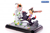 Chibiterasu vs. Dark Chibiterasu & Possessed Kuni Statue (Okamiden)