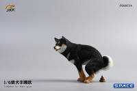 1/6 Scale Shiba Inu half squat (black)