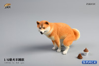 1/6 Scale Shiba Inu half squat (brown)