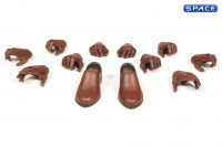 Brown Leather Hands and Feet Set (Legions)