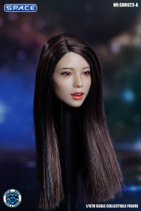 1/6 Scale Nanami Head Sculpt (long brown hair)