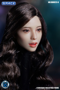 1/6 Scale Nanami Head Sculpt (curly long brown hair)