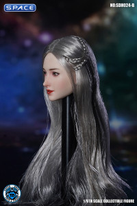 1/6 Scale Christin Head Sculpt (long grey hair)