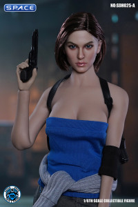 1/6 Scale Jill Head Sculpt (short dark brown hair)