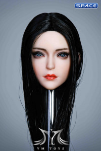 1/6 Scale Alina Head Sculpt (straight long black hair)