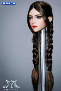 1/6 Scale Alina Head Sculpt (brown hair with braids)