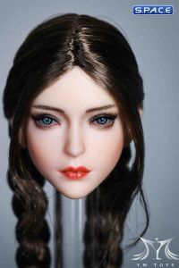 1/6 Scale Alina Head Sculpt (brown hair with braids)