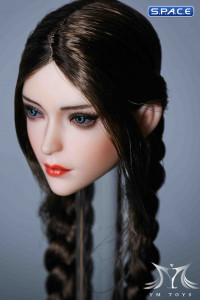 1/6 Scale Alina Head Sculpt (brown hair with braids)