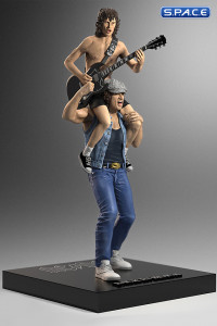 Angus Young & Brian Johnson Rock Iconz Statue (AC/DC)