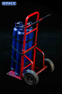 1/6 Scale red Hand Truck