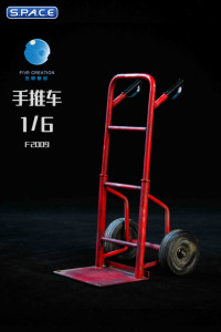 1/6 Scale red Hand Truck