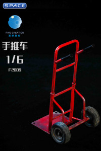 1/6 Scale red Hand Truck