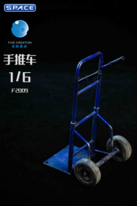 1/6 Scale blue Hand Truck