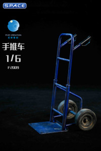 1/6 Scale blue Hand Truck