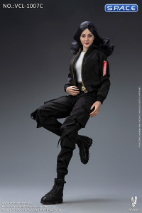 1/6 Scale Fashion Jacket Clothing Set (black)