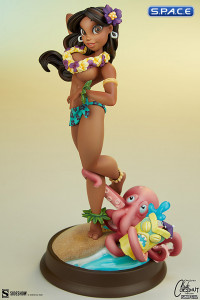 Island Girl Club Coconut Collection Statue