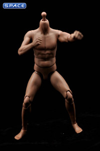 1/6 Scale Male Narrow Shoulders Muscle Body