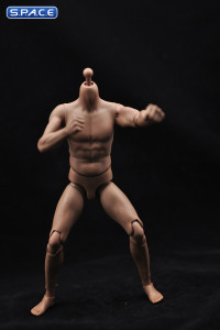 1/6 Scale Male Narrow Shoulders Muscle Body