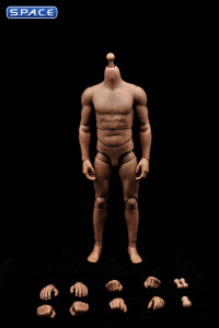 1/6 Scale Male Narrow Shoulders Muscle Body