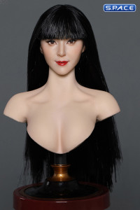 1/6 Scale Kyoko Head Sculpt (straight long black hair)