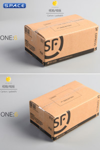 1/6 Scale Wooden Plank and Express Box Set