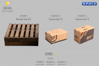 1/6 Scale Wooden Plank and Express Box Set