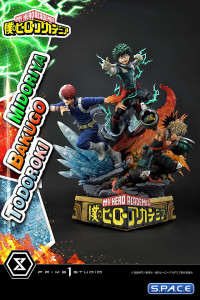 1/4 Scale Midoriya, Bakugo & Todoroki Ultimate Premium Masterline Statue (My Hero Academia)