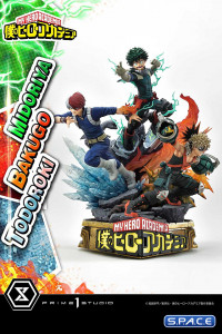 1/4 Scale Midoriya, Bakugo & Todoroki Ultimate Premium Masterline Statue (My Hero Academia)