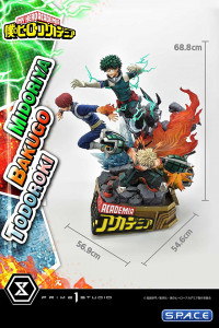 1/4 Scale Midoriya, Bakugo & Todoroki Ultimate Premium Masterline Statue (My Hero Academia)