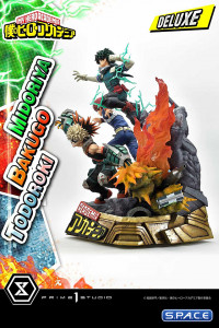 1/4 Scale Midoriya, Bakugo & Todoroki Deluxe Ultimate Premium Masterline Statue - Bonus Version (My Hero Academia)