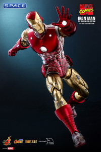 1/6 Scale Iron Man The Origins Collection Comic Masterpiece CMS07D37 Diecast Series (Marvel)