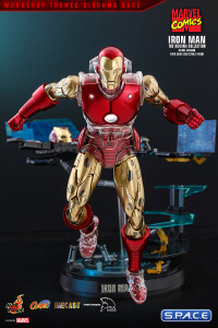 1/6 Scale Iron Man The Origins Collection Deluxe Version Comic Masterpiece CMS08D38 Diecast Series (Marvel)