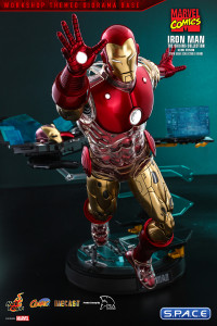 1/6 Scale Iron Man The Origins Collection Deluxe Version Comic Masterpiece CMS08D38 Diecast Series (Marvel)