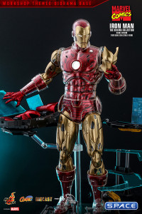 1/6 Scale Iron Man The Origins Collection Deluxe Version Comic Masterpiece CMS08D38 Diecast Series (Marvel)