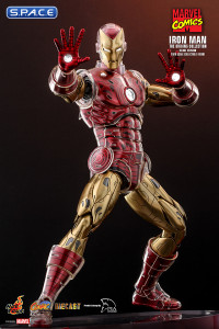1/6 Scale Iron Man The Origins Collection Deluxe Version Comic Masterpiece CMS08D38 Diecast Series (Marvel)