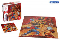 Skeletor Battle Scene 500-Teile Puzzle (Masters of the Universe)
