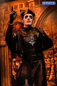 Cardinal Copia Black Cassock Rock Iconz Statue (Ghost)