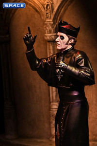 Cardinal Copia Black Cassock Rock Iconz Statue (Ghost)