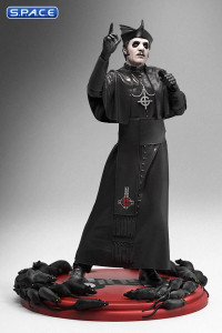 Cardinal Copia Black Cassock Rock Iconz Statue (Ghost)