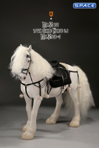 1/6 Scale Shire Horse 2.0 (white)