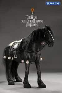 1/6 Scale Shire Horse 2.0 (black / black fetlocks)