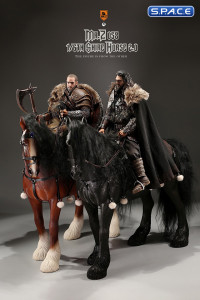 1/6 Scale Shire Horse 2.0 (black / black fetlocks)