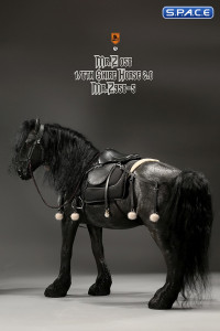 1/6 Scale Shire Horse 2.0 (black / black fetlocks)